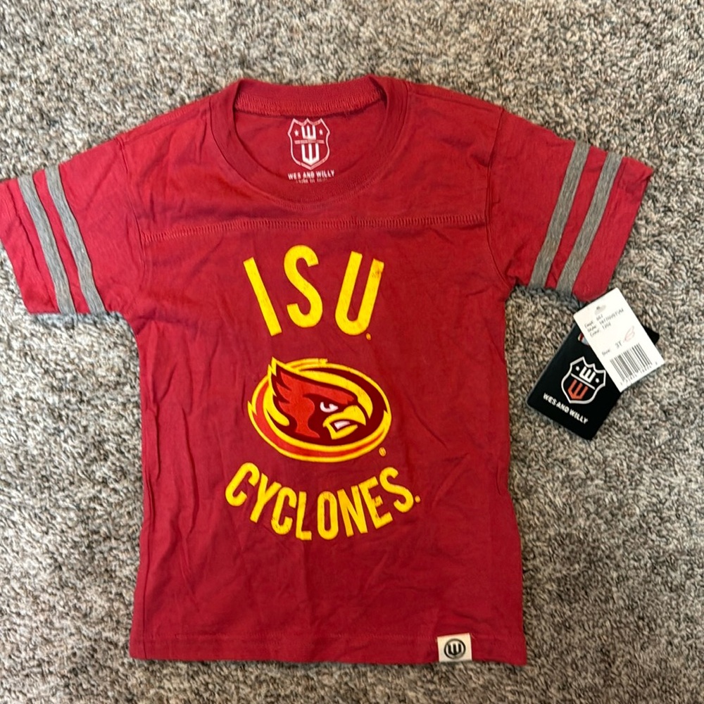 Iowa State Cyclones Wes and Willy Tee size 3T NWT